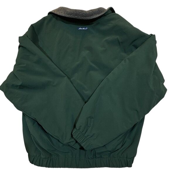 Vintage Eddie Bauer Polartec Lined Nylon Jacket XL Forest/Hunter Green - Picture 10 of 16
